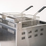 Freidora Industrial Doble 15+15L Gas Butano Romux | Hostelería Profesional