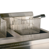 Freidora Industrial a Gas Doble 18+18L Romux | Equipamiento Industrial