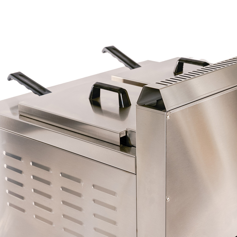 Freidora Industrial a Gas Doble 18+18L Romux | Equipamiento Industrial