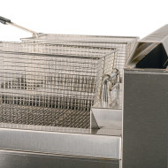 Freidora Industrial a Gas Doble 18+18L Romux | Equipamiento Industrial