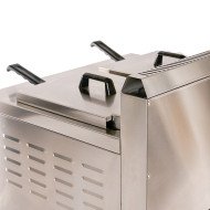 Freidora Industrial Doble 18+18L Gas Butano | Gastroten
