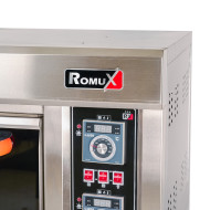 Horno de Pizza Gas Butano Simple 4x32 cm Romux | Equipamiento Industrial