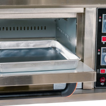 Horno de Pizza Gas Butano Simple 4x32 cm Romux | Equipamiento Industrial