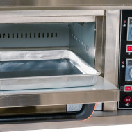 Horno de Pizza Gas Butano Simple 4x32 cm Romux | Equipamiento Industrial