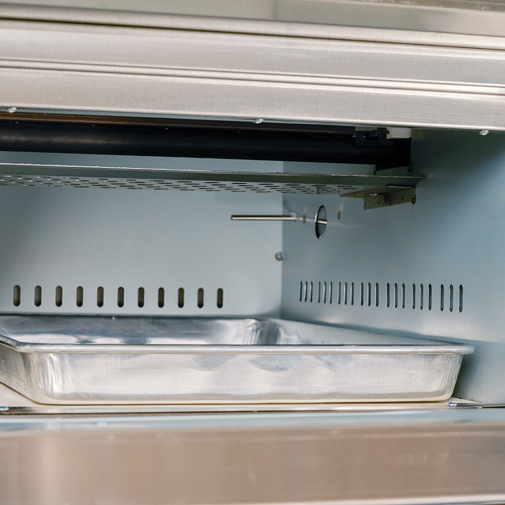 Horno de Pizza Gas Butano Simple 4x32 cm Romux | Equipamiento Industrial