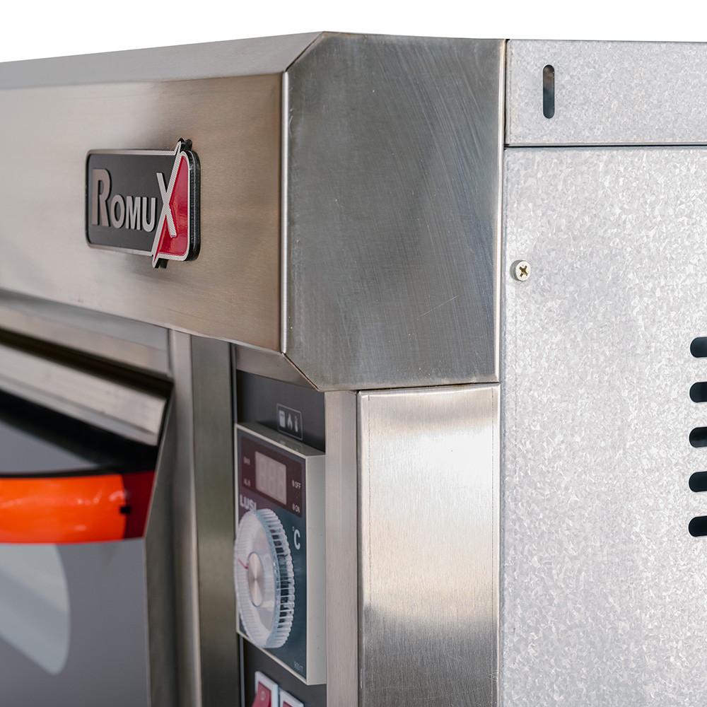 Horno de Pizza Gas Butano Simple 4x32 cm Romux | Equipamiento Industrial