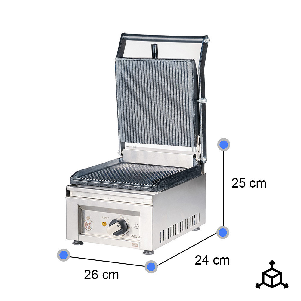 Grill Industrial Eléctrico 26 cm Sobremesa Cleiton | Equipamiento Industrial