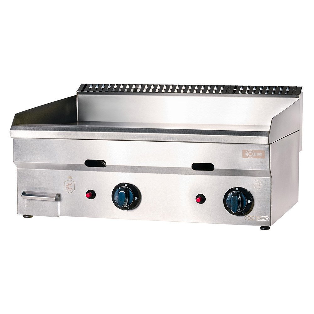 Plancha a gas 70 cm cromo duro cleiton