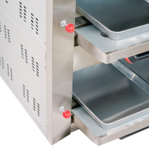 Horno Pizza Industrial Doble Butano 8x32 cm Romux | Hostelería Profesional