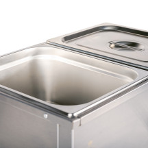 Baño María Industrial 2 Cubas 1/2 GN Cleiton | Equipamiento Hostelería