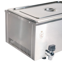 Baño María Industrial 2 Cubas 1/2 GN Cleiton | Equipamiento Hostelería