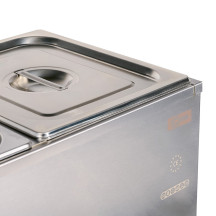 Baño María Industrial 2 Cubas 1/2 GN Cleiton | Equipamiento Hostelería