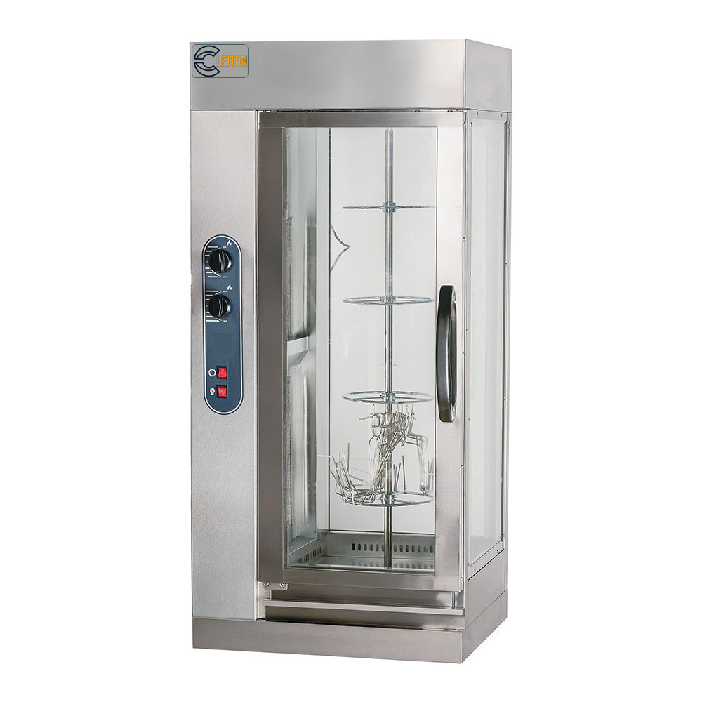 Asador de Pollos Vertical a Gas 12 Pollos Cleiton | Hostelería Profesional