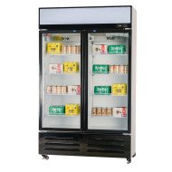 Armario Expositor Refrigerado 700L 2 Puertas Romux | Frío Industrial