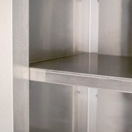 Armario De Pared Con Puertas Correderas Acero Inoxidable Para Hosteler