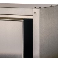 Armario De Pared Con Puertas Correderas Acero Inoxidable Para Hosteler