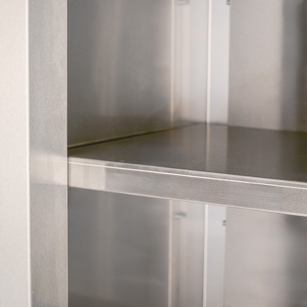 Armario De Pared Con Puertas Correderas Acero Inoxidable Para Hosteler