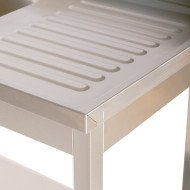 Fregadero 2 Senos 1600x600x850mm Romux | Equipamiento Industrial