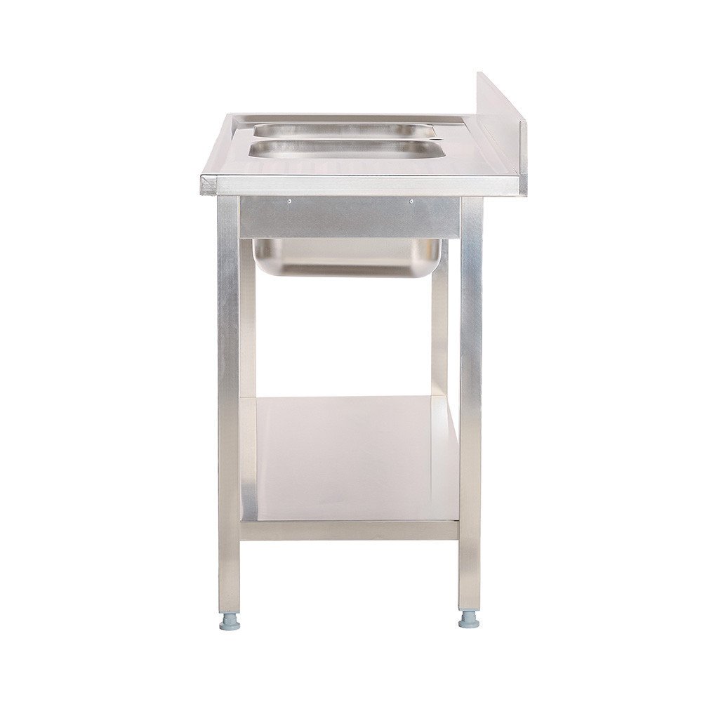 Fregadero con 2 Senos 1400x700 mm Romux | Lavado Industrial