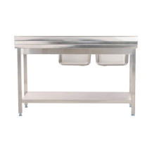 Fregadero Doble Desmontable 1600x700 mm | Lavado Industrial