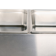 Baño María Industrial 2 Cubas 1/1 GN Cleiton | Equipamiento Industrial