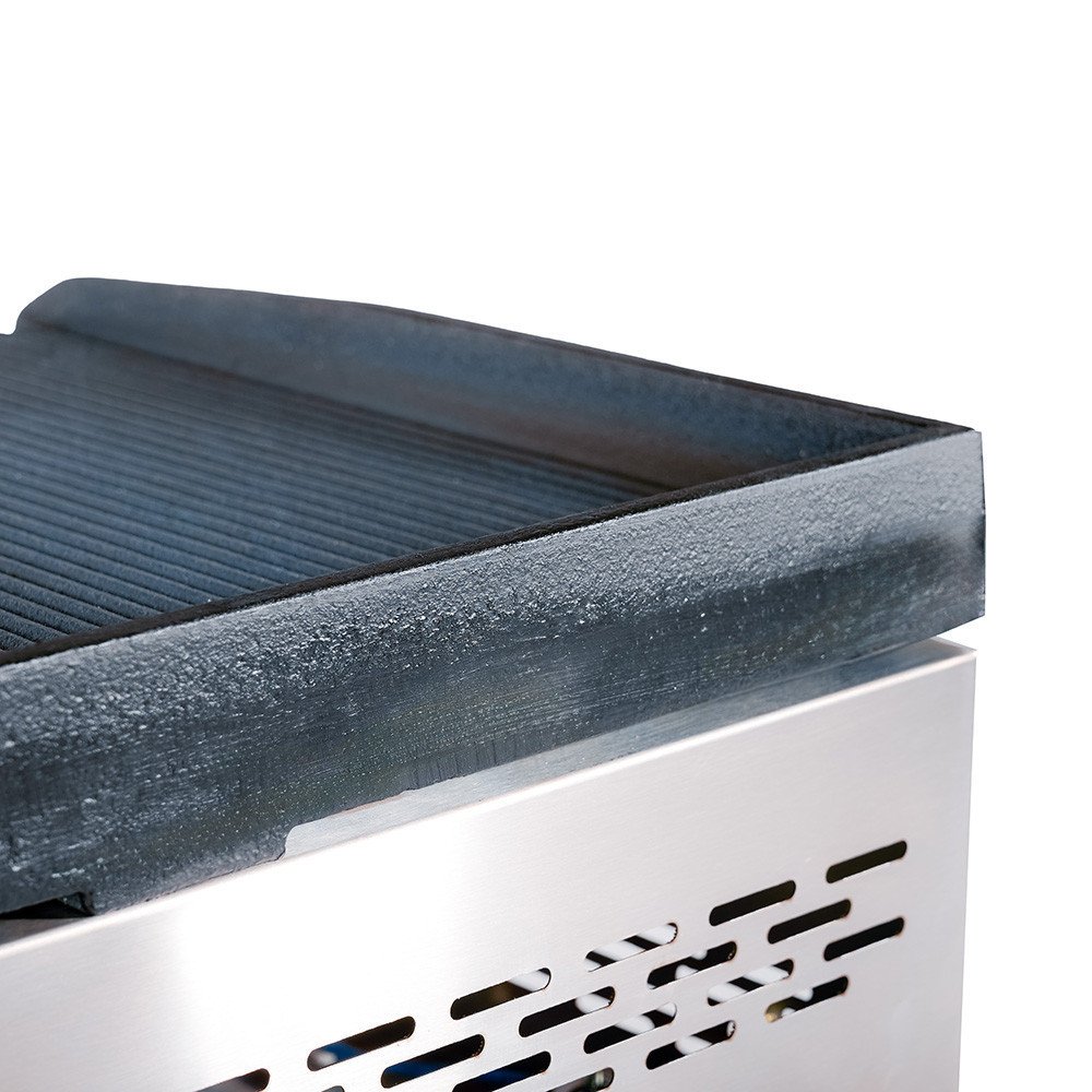 Plancha Hierro Eléctrica 50 cm Ranurada Cleiton | Equipamiento Industrial