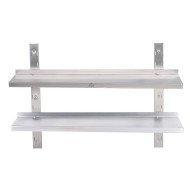 Estante Pared Doble Ajustable 1200x300 mm Romux | Equipamiento Industrial
