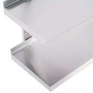 Estante Pared Doble Ajustable 1200x300 mm Romux | Equipamiento Industrial