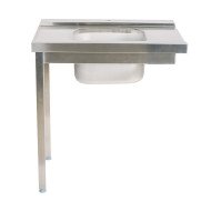 Mesa Entrada Derecha 1000x750mm Romux | Equipamiento Industrial