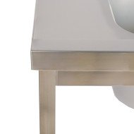 Mesa Entrada Derecha 1000x750mm Romux | Equipamiento Industrial