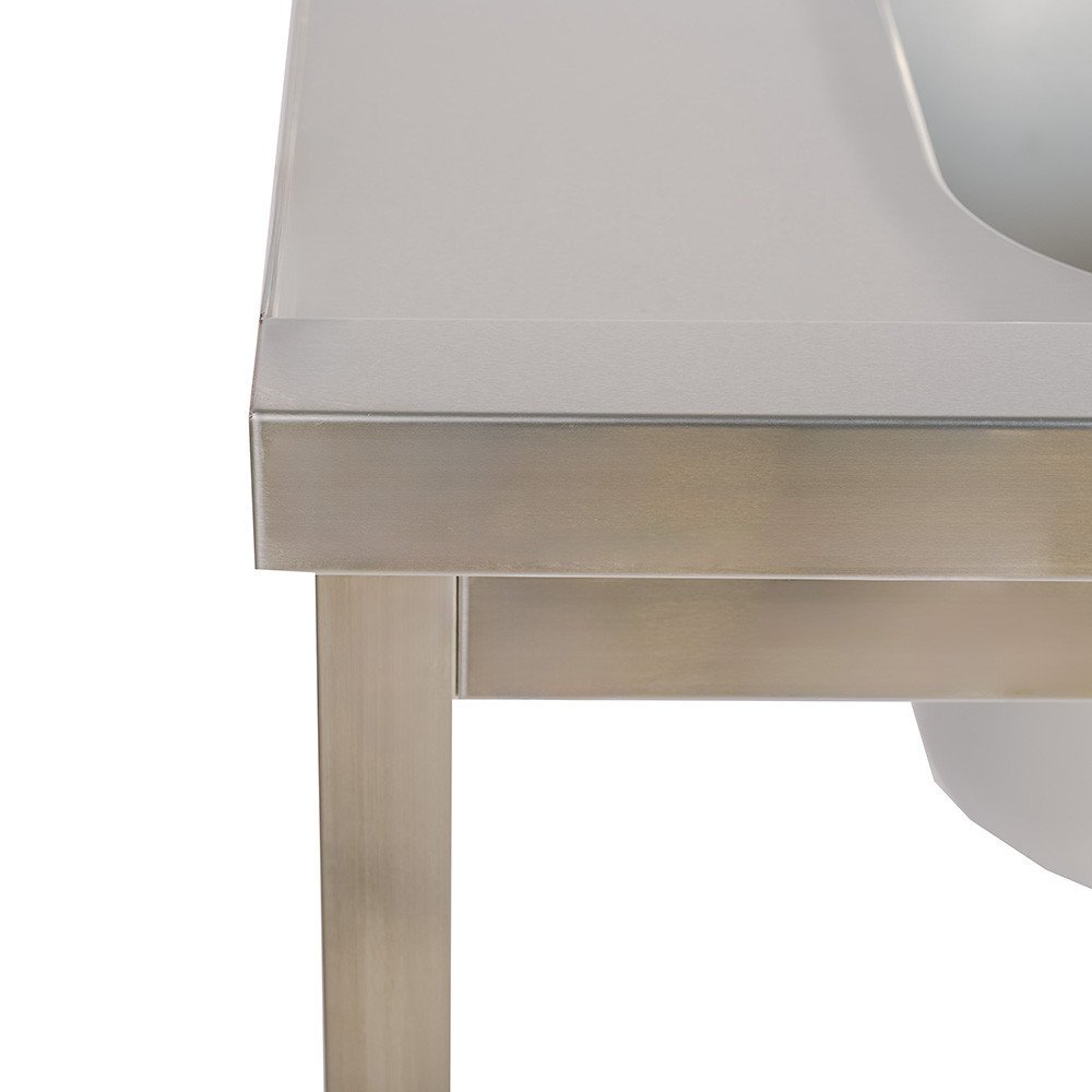 Mesa de Entrada Derecha 800x750x880 mm Cleiton | Equipamiento Industrial