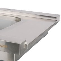 Mesa de Entrada Derecha 800x750x880 mm Cleiton | Equipamiento Industrial