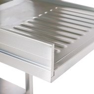 Fregadero 2 Senos 1600x700mm Romux | Equipamiento Industrial