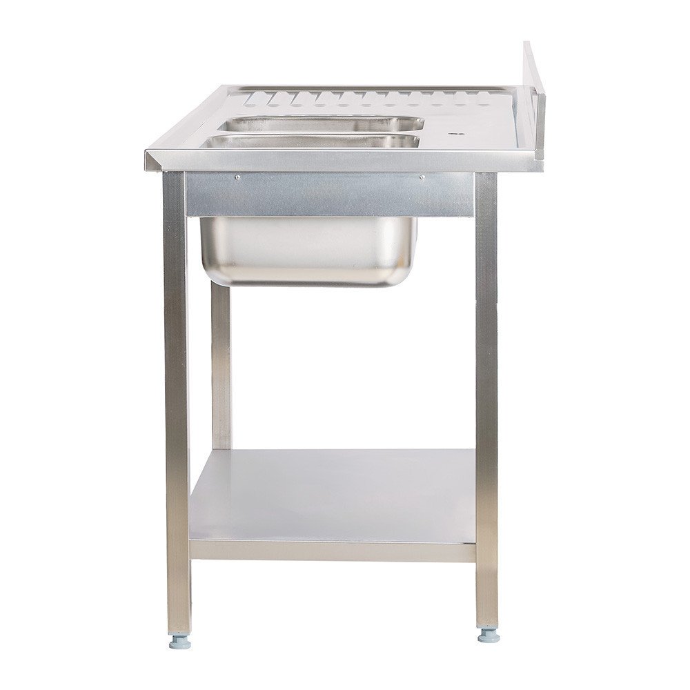 Fregadero 2 Senos 1600x700mm Romux | Equipamiento Industrial