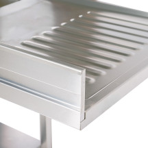 Fregadero 2 Senos 1800x700mm Romux | Equipamiento Industrial