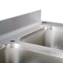 Fregadero 2 Senos 1600x700 mm Desmontable Cleiton | Equipamiento Industrial