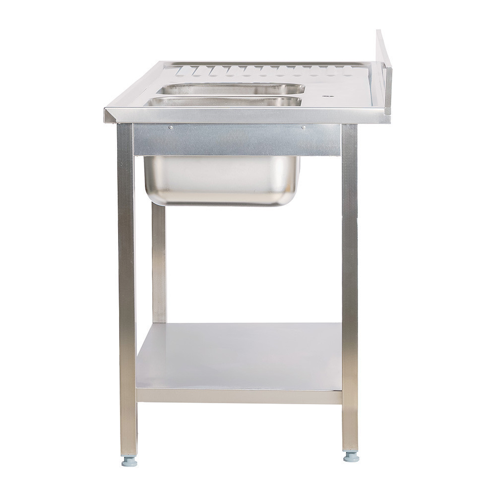 Fregadero 2 Senos 1800x700x900mm Cleiton | Equipamiento Industrial