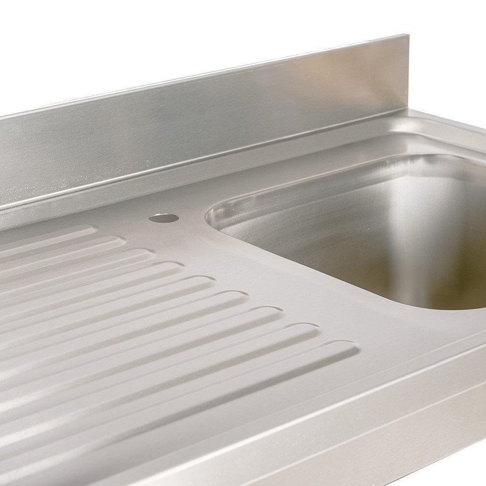 Fregadero Industrial 1400x600x850mm Romux | Lavado Hostelería