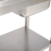 Fregadero 1 Seno Derecha 1400x700 mm Romux | Equipamiento Industrial