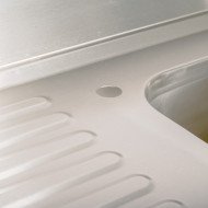 Fregadero 1 Seno Derecha 1400x700 mm Romux | Equipamiento Industrial
