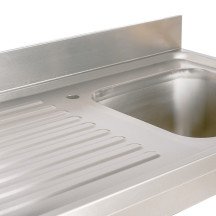 Fregadero Industrial 1600x600 mm Cleiton | Equipamiento Hostelería
