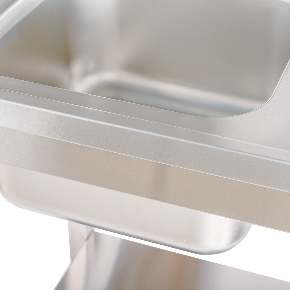 Fregadero 1 Seno Izquierda 1000x600 mm Romux | Equipamiento Industrial