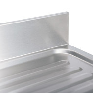 Fregadero 1 Seno Izquierda 1200x600 mm | Lavado Industrial