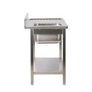 Fregadero Industrial 1400x600x850mm Romux | Equipamiento Hostelería