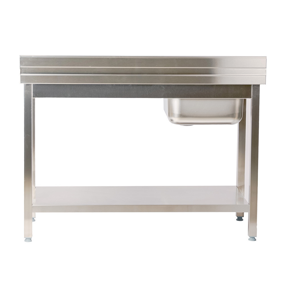 Fregadero 1 Seno Izquierda 1400x700 mm Romux | Lavado Industrial