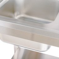 Fregadero Industrial 1600x600mm Cleiton | Equipamiento Hostelería