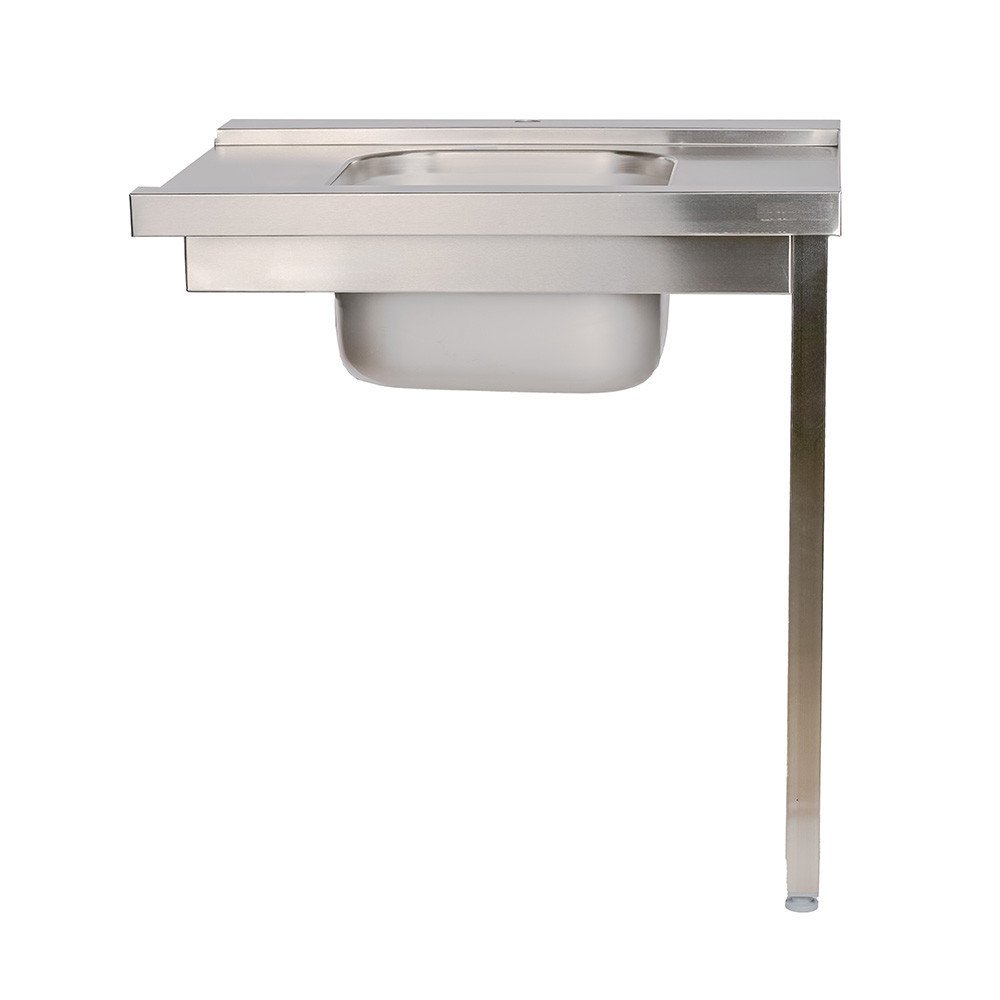 Mesa de Entrada Izquierda 800x750x880mm Romux | Equipamiento Industrial