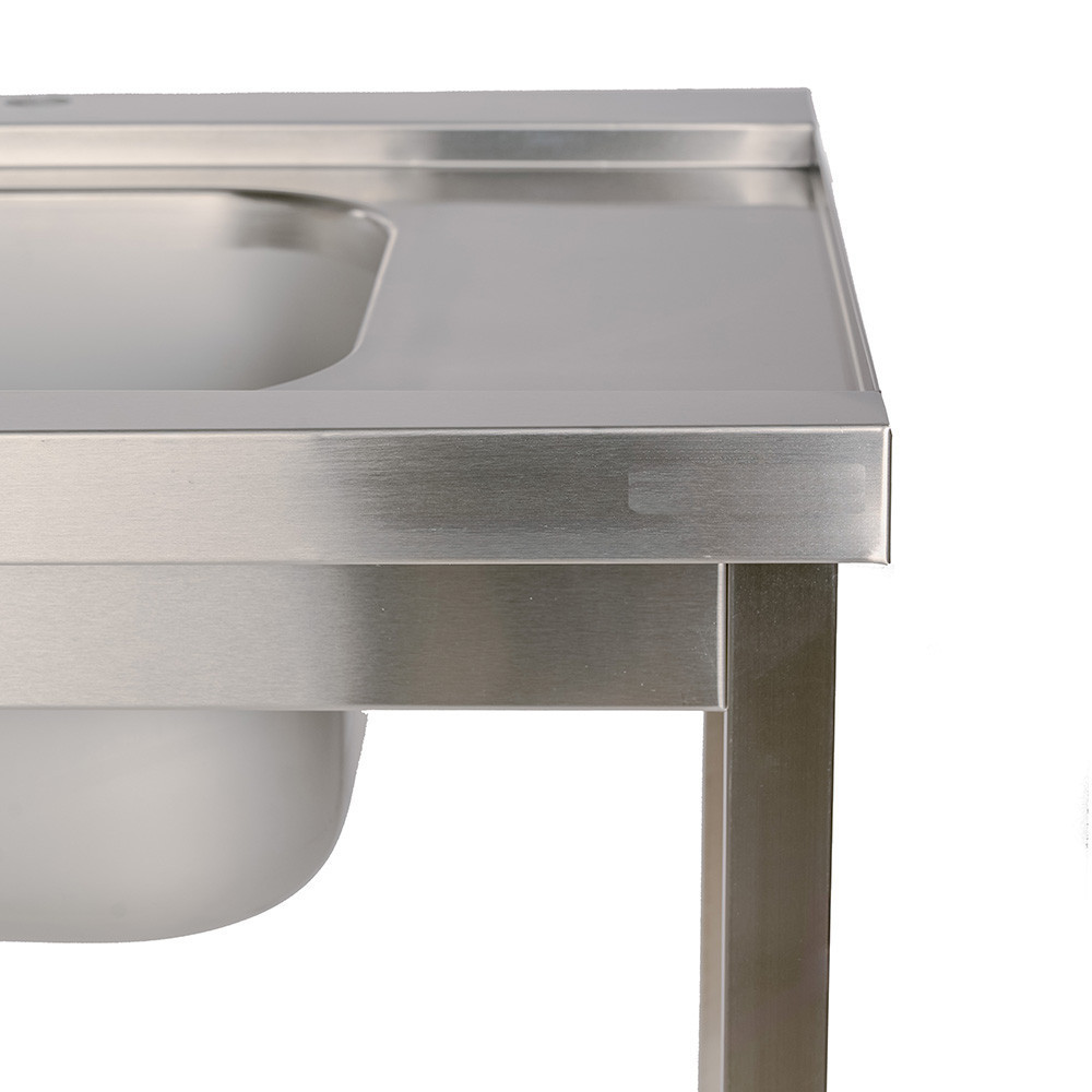 Mesa de Entrada Izquierda 800x750x880mm Romux | Equipamiento Industrial