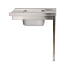 Mesa de Entrada Izquierda 800x750 mm Cleiton | Equipamiento Industrial