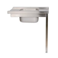 Mesa de Entrada Izquierda 800x750 mm Cleiton | Equipamiento Industrial
